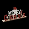Decowood MERRY CHRISTMAS met Muts Rood