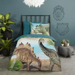 Dekbedovertrek DINO 140x220 Multi