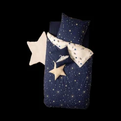 Dekbedovertrek IN SPACE Heelal Blauw 140x200