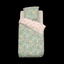 Dekbedovertrek PARURE 140 Mint/Roze
