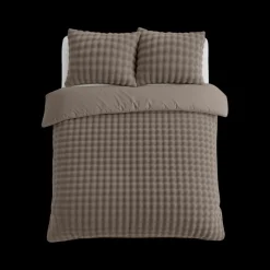 Dekbedovertrek POMPOM 240 Taupe