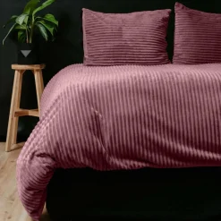 Dekbedovertrek RIBBE 240 Oud-Roze