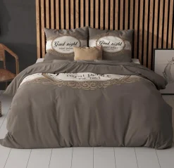 Dekbedovertrek ROYAL PALACE 240 Taupe