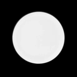 Dessertbord SEPS Wit/Rand Zwart