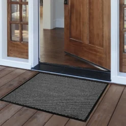 Deurmat JURIA Rechthoek 80 Anti-Stof Grijs