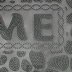 Deurmat VANIDA Welcome PVC Zwart 74x44