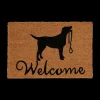 Deurmat WELCOME Hond Kokos Naturel