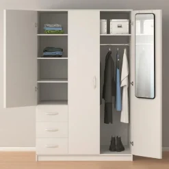 Deurspiegel IFRIAM RH Afgerond Zwart