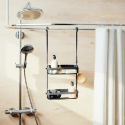 Doucherek FLEX Dubbel Zwart