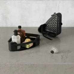 Doucherek FLEX GEL-LOCK Hoek Zwart