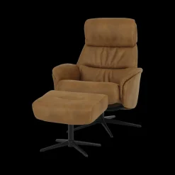 Draaifauteuil AGOSTINO Cognac