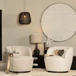 Draaifauteuil PIXIE Off White