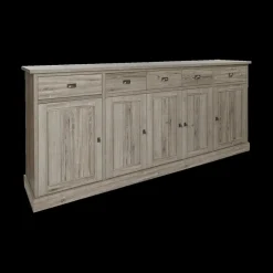 Dressoir COTTON Kristal Eik Licht Bruin B258