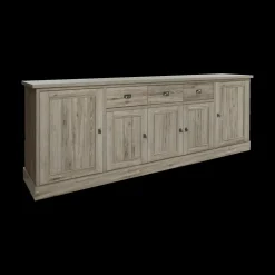 Dressoir COTTON Kristal Eik Licht Bruin