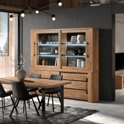 Dressoir met opzetkast SANS Scarlet Oak B230