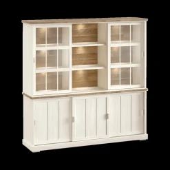 Dressoir met Opzetkast TOLUCA Lariks/Old Teak B209