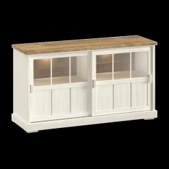 Dressoir TOLUCA Lariks/Old Teak met Glas B159