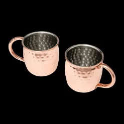 Drinkbeker MOSCOW S/2 Gehamerd Koper