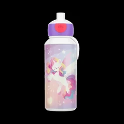 Drinkfles UNICORN GLOW Pop-up 400ml Roze