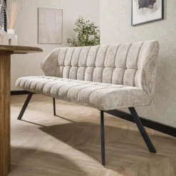 Eetbank SAVANA Stof Zand B180