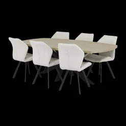 Eettafel AMATO Misty Oak 220x120