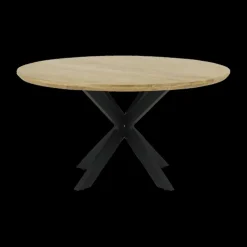 Eettafel BILLIE Ø120 Naturel Spinpoot
