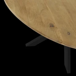 Eettafel BILLIE Ø120 Naturel Spinpoot