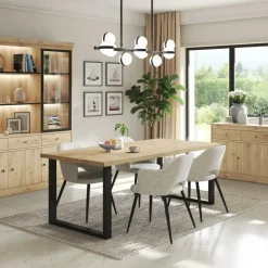 Eettafel CASTELLO Lichte Eik 180x98