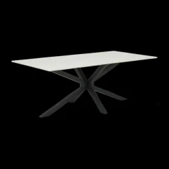 Eettafel CHAVEZ 200x100 Keramiek Wit