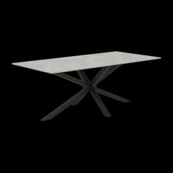 Eettafel CHAVEZ 200x100 Keramiek Grijs