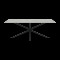 Eettafel CHAVEZ 200x100 Keramiek Grijs