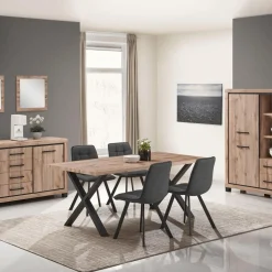 Eettafel DELPHINE Rechthoekig 190x95 X-Poot