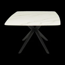 Eettafel DOMINIK 240x120 Keramiek Wit/Cognac