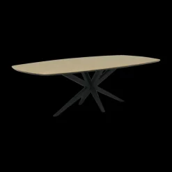 Eettafel ENCANTO Deens Ovaal 250x128 Blond Oak