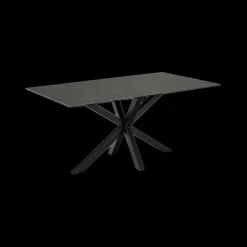 Eettafel FERRIS Glass/Keramiek Zwart