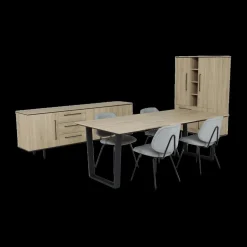 Eettafel GAYA/U Fresh Oak 220x100