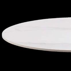 Eettafel GRANTHAM Keramiek Mat Wit Ø90cm