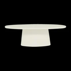 Eettafel KRETA Ovaal 240x115 Microcement Wit