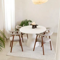 Eettafel KYTHIRA Ovaal 240x120 Microcement