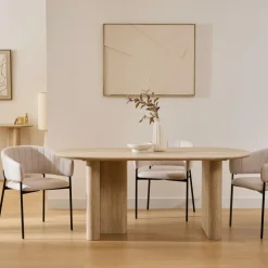 Eettafel LAGOON 180x90 Travertijnlook