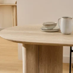 Eettafel LAGOON 180x90 Travertijnlook