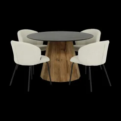 Eettafel LARISA Recycled Pine Ø120