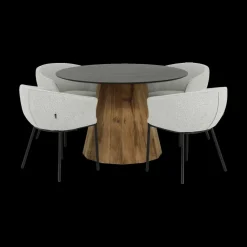 Eettafel LARISA Recycled Pine Ø120