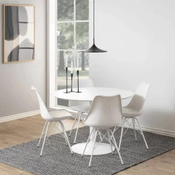 Eettafel LUTOR White Ø110