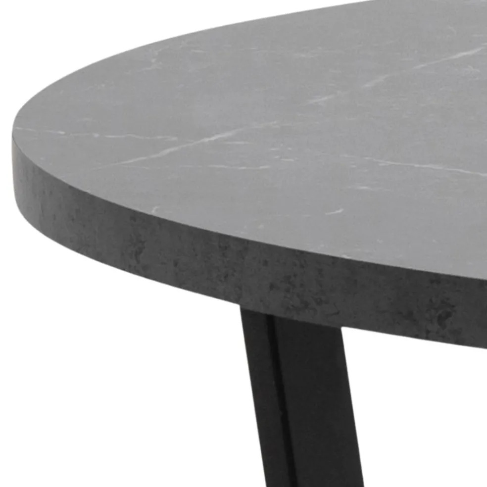 Eettafel MAITE Marble Black Ø110cm