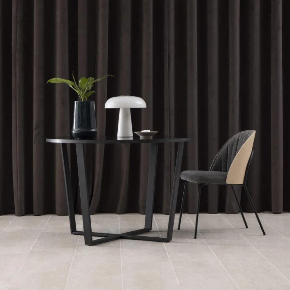 Eettafel MAITE Marble Black Ø110cm