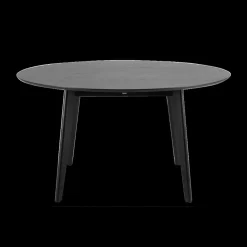 Eettafel MARIS Zwart Eikfineer Ø140cm