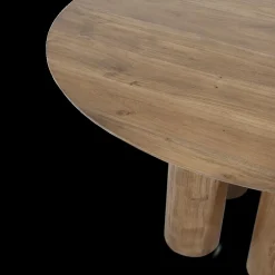 Eettafel MAYA Rond Ø130 Acacia Walnoot