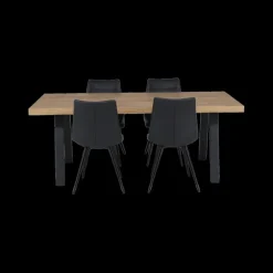 Eettafel met A-poot ABBEY Scarlet Oak 170x100