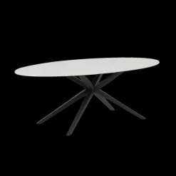 Eettafel MONET Ovaal Keramiek Wit 240x120
